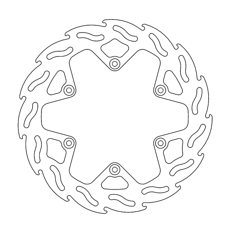 Horká Nabídka MOTO-MASTER brzdový kotouč FLAME zadní 245mm YAMAHA YZ/YZF/WRF 125/250/450 19-