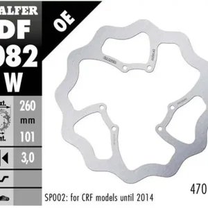 GALFER přední brzdový kotouč HONDA CRF 250R/300R/450R/RX/L/RS 15- WAVE (260X101X3mm) Velkoobchod
