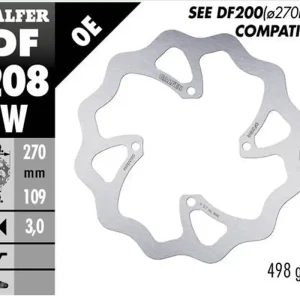 GALFER přední brzdový kotouč KAWASAKI KX 250F/450F 15-, KX 250X/450X 21- WAVE (270X109X3mm) Velkoobchod