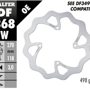 Časově Omezené GALFER přední brzdový kotouč SUZUKI RM 250Z 19-, RMX 450Z 18- WAVE (270X118X3mm)
