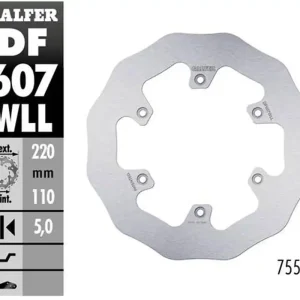 Garance Vrácení Peněz GALFER brzdový kotouč zadní KTM SX/EXC/LC4 HUSABERG,HUSQVARNA,GAS GAS WAVE (220X110X5mm) ENDURO MUD SIX DAYS