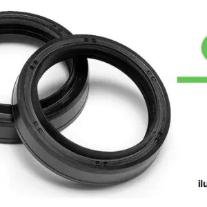 Značkový Prachovky (pár) do předních vidlic YAMAHA YZ 400 F rok 98-99