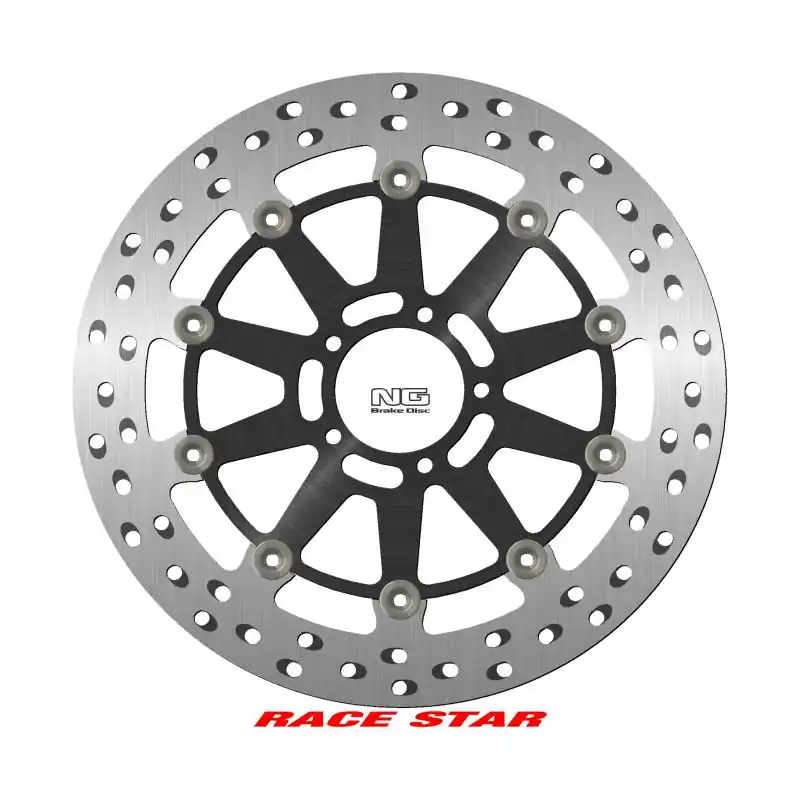 Oblíbený NG přední brzdový kotouč RACE STAR PREMIUM KTM SUPER DUKE 1290GT 14-22, SUPER DUKE 1290R/RR 21-22 (320X64X5mm) (5X8,25mm) plovoucí (prostředek hliníkový, vylepšený chlazení)