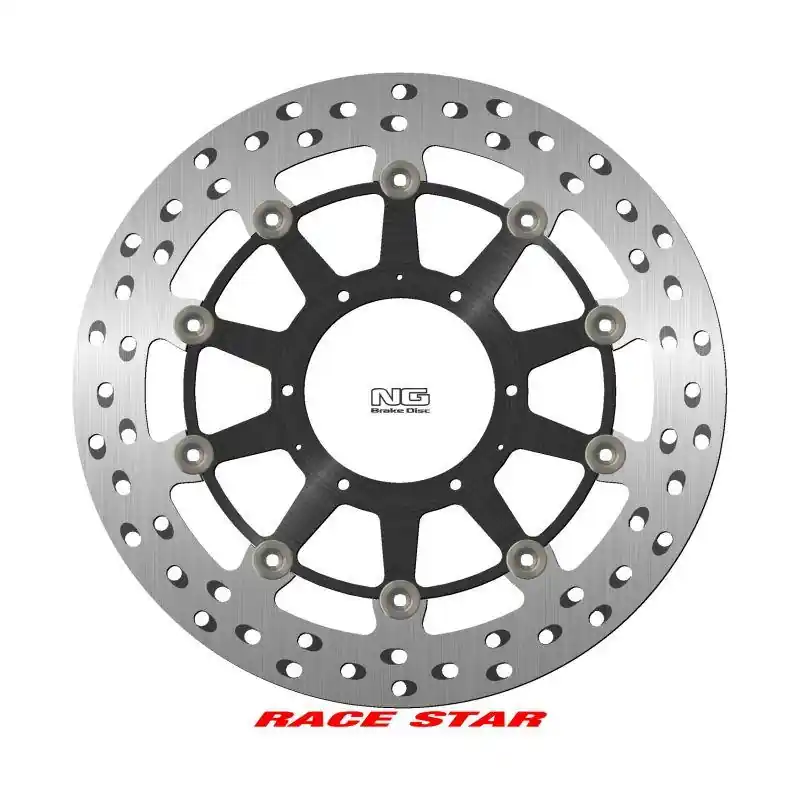 NG přední brzdový kotouč RACE STAR PREMIUM HONDA CBR 1000 FIREBLADE 12-14, CBR 1000RA/RRA 08-12, CBR 1000RR FIREBLADE 10-20 (320X94X5mm) (6X6,25mm) (prostředek hliníkový, vylepšený chlazení) Rychlé Dodání