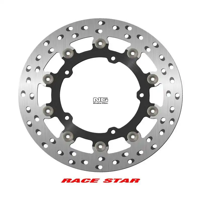 Aktuální NG přední brzdový kotouč RACE STAR PREMIUM YAMAHA MT-03 16-22, R3 19-22, YZF-R25 14-17, YZF-R3 15-18 (298X132X5mm) (5X8,25mm) (prostředek hliníkový, vylepšený chlazení)