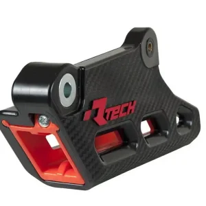 RACETECH (RTECH) vodítko řetězu KTM SX/SXF/XC-F 125/250/350/450 07-23, EXC/EXC-F/XC-W 125/250/300/350/450/500 08-23 MONOBLOCK R2.0 WORX s vyměnitelnéM vložkaEM barva černo oranžová Výprodej