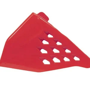 RACETECH (RTECH) kryt vzduchového filtru levá KTM SX 125/150/250 19-22, SXF 250/350/450 19-22, SXF 250/450 FACTORY EDITION 18-21, XC/XC-F 250/300/350/450 19-22, EXC/EXC-F/XC-W/XCF-W 150/250/300/350/450/500 20-23 barva červená Trendový